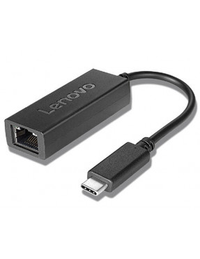 Lenovo USB-C/Ethernet Adapter St./Bu. schwarz