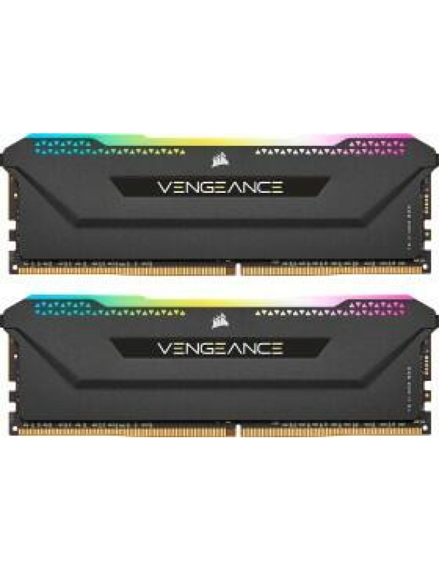 Corsair 16GB (2x8GB)  Vengeance RGB PRO SL DDR4-3600 RAM CL1