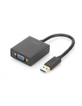 Digitus DIGITUS USB 3.0 zu VGA Grafikadapter schwarz