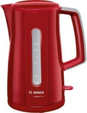 Bosch TWK3A014 Wasserkocher, CompactClass, kabellos 1,7 l, 2