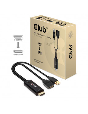 Club3d Club 3D Adapter aktiv HDMI auf DisplayPort 1.2 4K60Hz