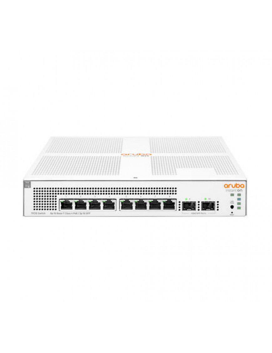 HP Enterprise HPE Aruba Instant On 1930-8G-2SFP-PoE (124W) W