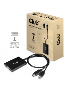 Club3d Club 3D DisplayPort Adapter DP zu DVI-I Dual Link akt