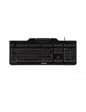 Cherry KC 1000 SC Keyboard mit Smart Card Reader USB schwarz