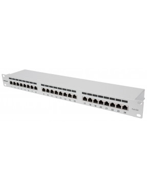 Intellinet 24-Port Cat6a Patchpanel, geschirmt, 24 Ports, FT