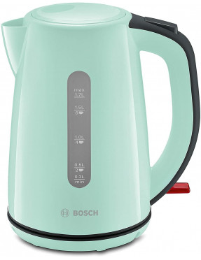 Bosch TWK7502 Wasserkocher kabellos 1,7l türkis