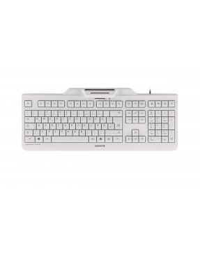 Cherry KC 1000 SC Keyboard mit Smart Card Reader USB weiß-gr