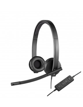 Logitech H570e Kabelgebundenes Beidseitiges Headset Stereo U