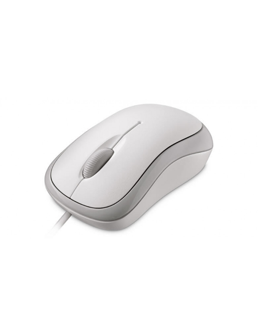 Microsoft Basic Optical Mouse USB Weiß Bulk 4YH-00008