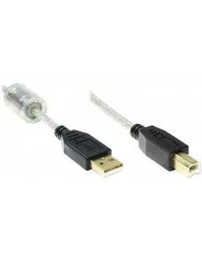 Good Connections USB 2.0 Anschlusskabel 2m A-B Stecker schwa