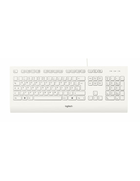 Logitech K280e Kabelgebundene Tastatur Weiß