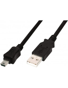 Digitus DIGITUS Mini USB 2.0 Anschlusskabel 1,8m Typ A - min