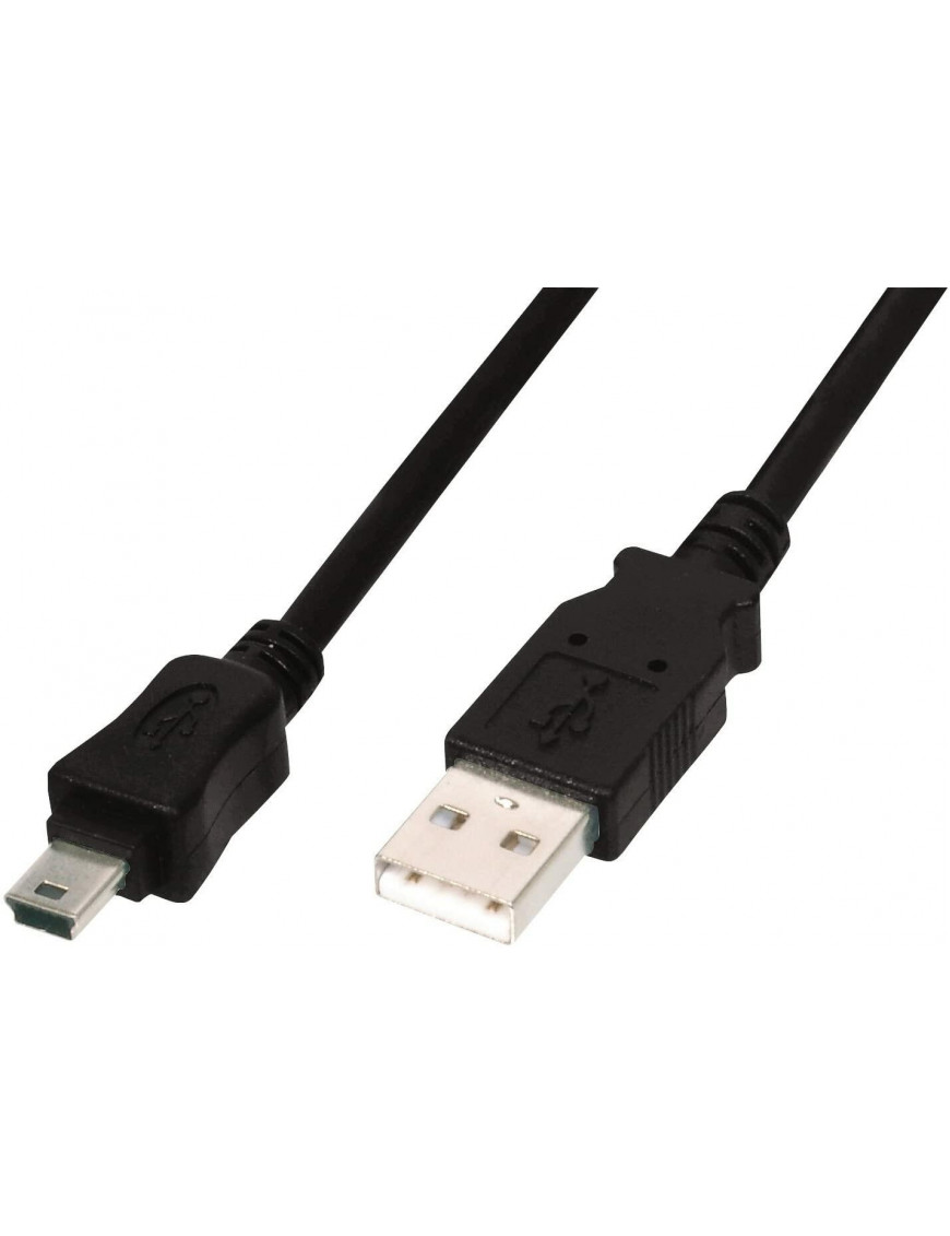 Digitus DIGITUS Mini USB 2.0 Anschlusskabel 1,8m Typ A - min
