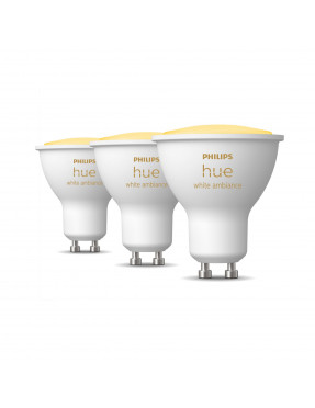 Philips Hue White Ambiance GU10 Dreierpack 3x230lm