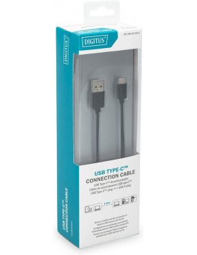 Digitus DIGITUS USB 3.0 Anschlusskabel 1,0m Typ-C zu A Super