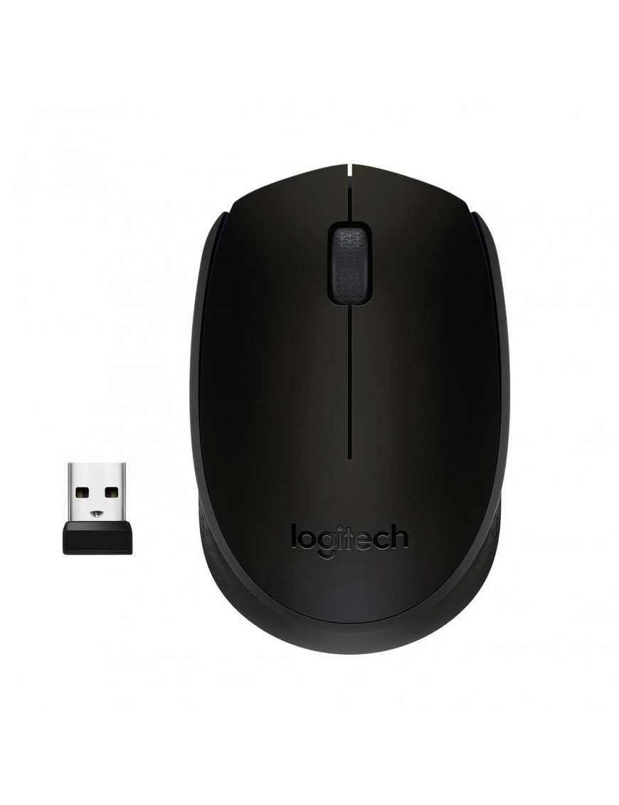 Logitech M330 Silent Plus Kabellose Maus Schwarz