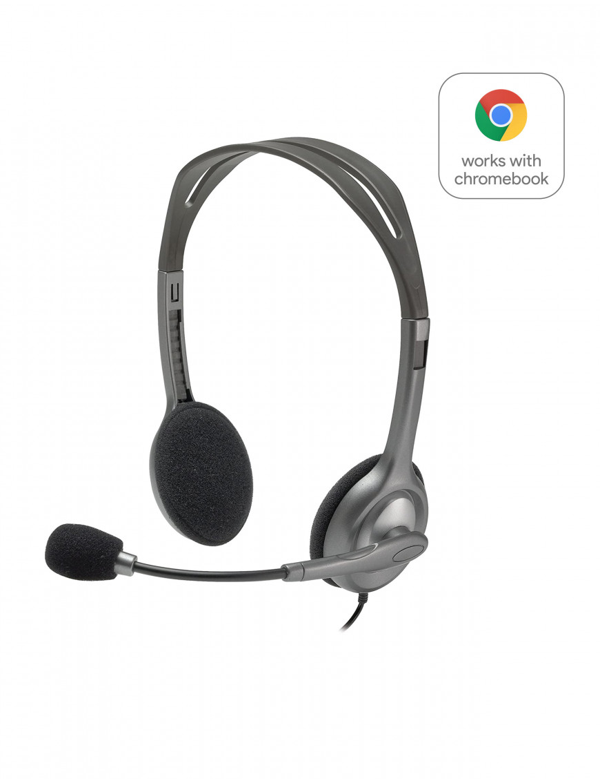 Logitech H111 Kabelgebundenes Beidseitiges Headset Stereo 3,