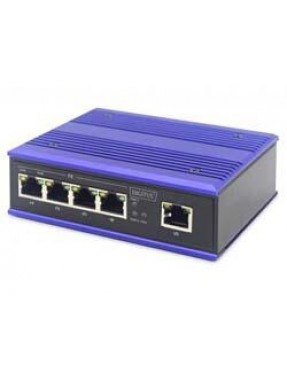 Digitus DIGITUS Fast Ethernet Industrieller 4x Port Switch +