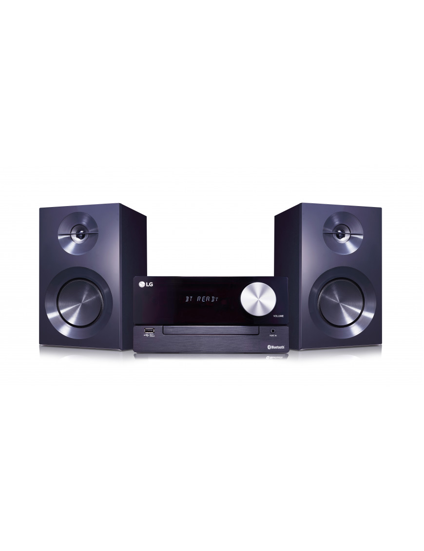 LG Electronics LG CM2460DAB Micro-HiFi-Anlage, 100W, CD, Blu