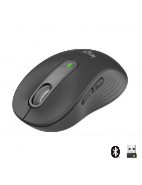 Logitech Signature M650 Gr.M Kabellose Maus Grafit