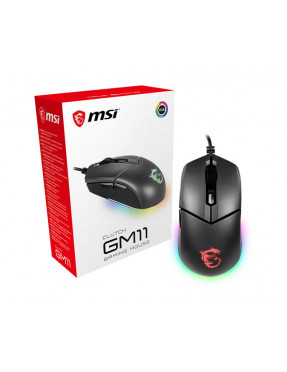 MSI Clutch GM11 Gaming Maus Schwarz, USB