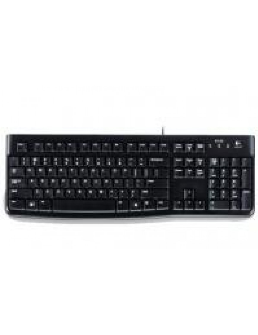 Logitech K120 Kabelgebundene Tastatur US Layout Schwarz