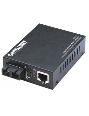Intellinet Gigabit Ethernet Medienkonverter SC Multimode 550