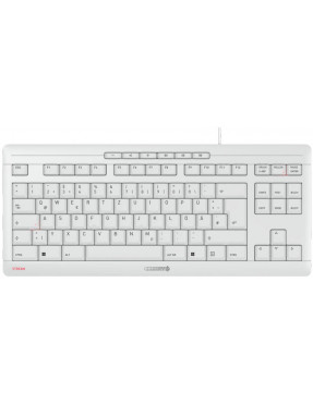 Cherry Stream Keyboard TKL Kabelgebundene Tastatur Weiß-Grau