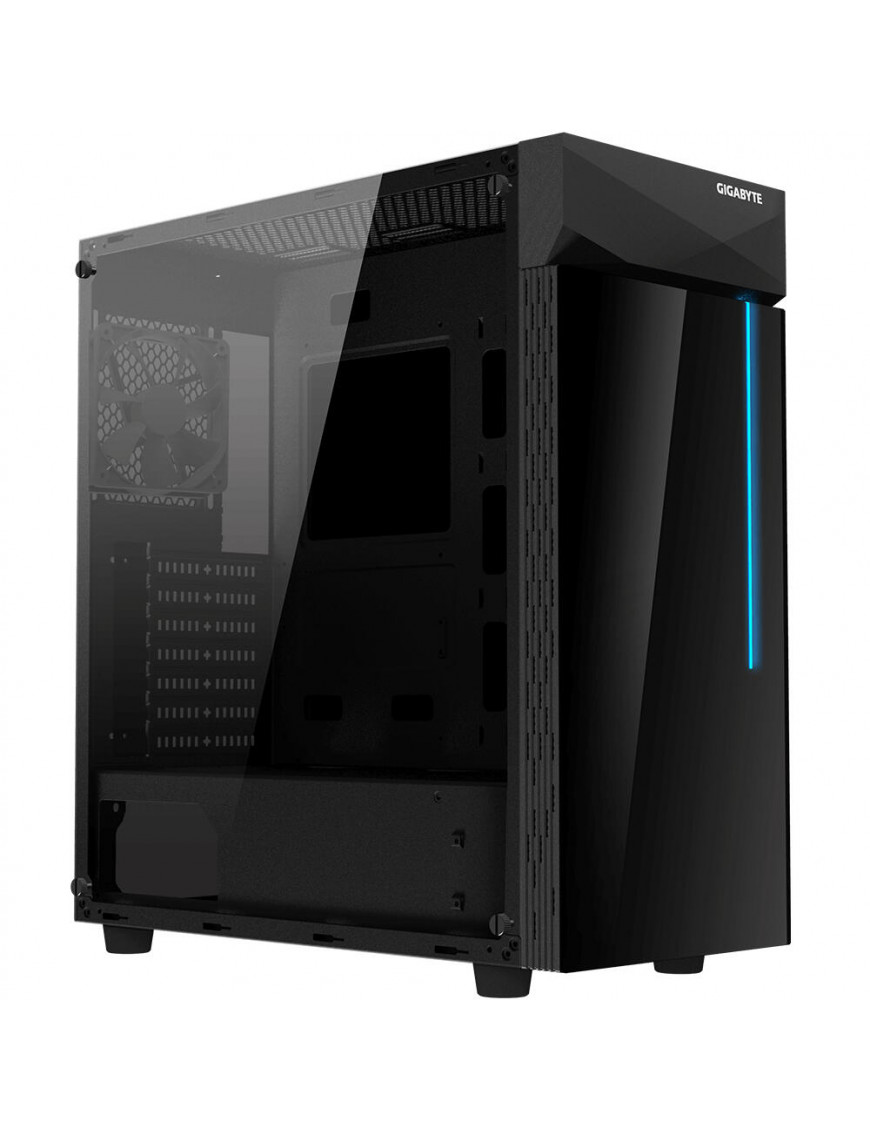 Gigabyte GB-C200G Midi Tower Gaming Gehäuse mit Sichtfenster