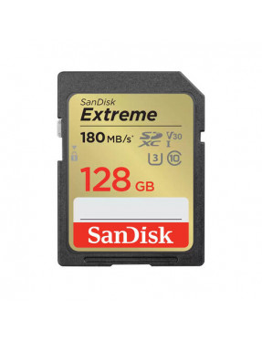 SanDisk Extreme 128 GB SDXC Speicherkarte (2022) bis 180MB/s