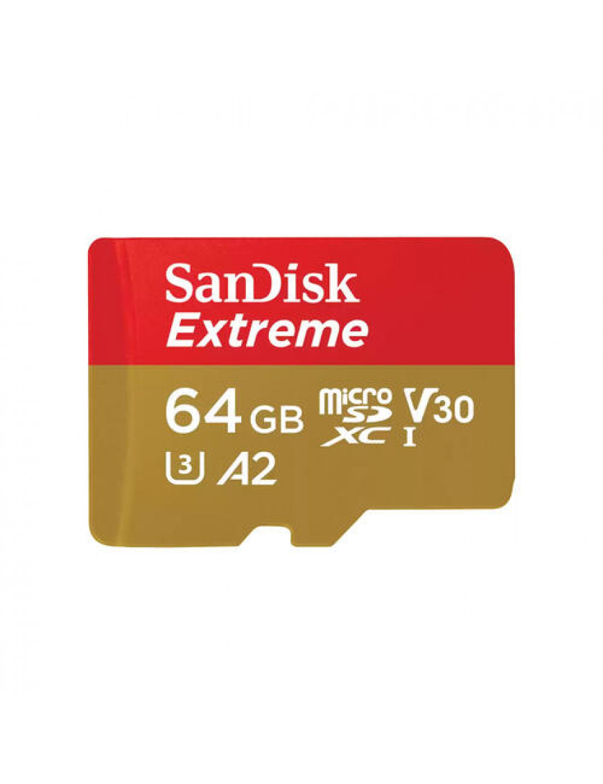 SanDisk Extreme 64 GB microSDXC Speicherkarte Kit (2022) bis