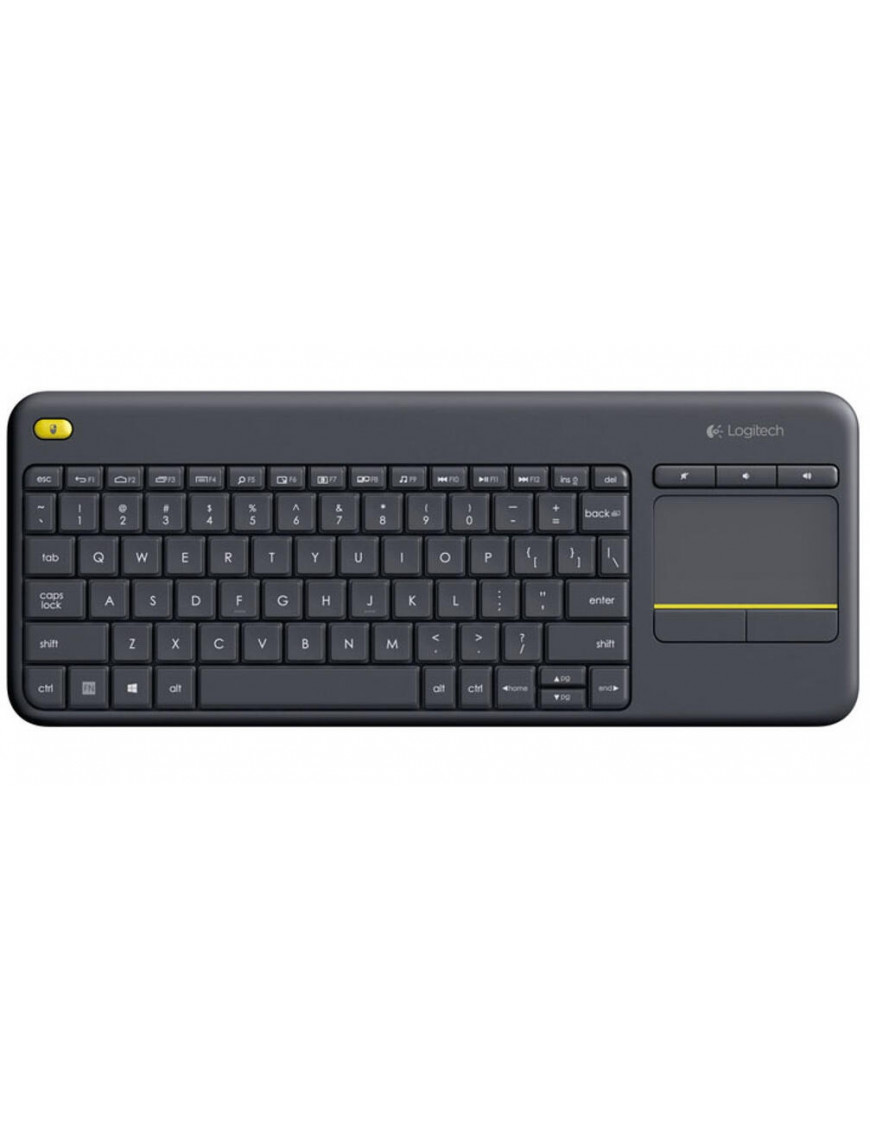 Logitech K400 Plus Kabellose Tastatur Schwarz