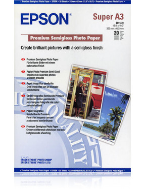 Epson EPSON C13S041328 Premium Semigloss Photo Paper, DIN A3