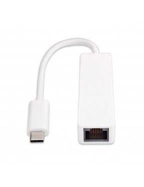 V7 Videoseven USB-C TO ETHERNET ADAPTER WHITE
