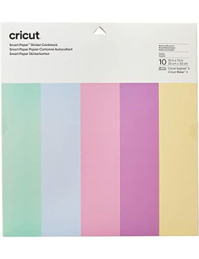 Cricut Smart Sticker Mehrfarbig, 33x33 cm (Pastels)