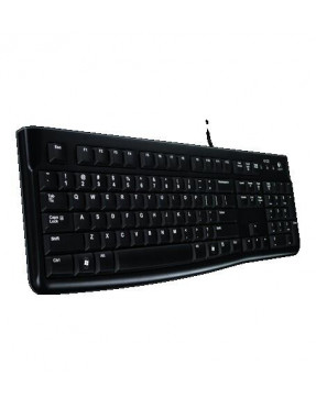 Logitech K120 Kabelgebundene Tastatur Russisches Layout Schw