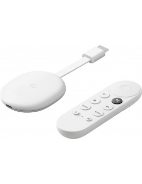 Google Chromecast mit  TV - Weiß (4K)