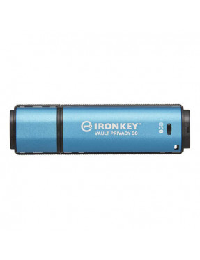 Kingston 8 GB IronKey Vault Privacy 50 Verschlüsselter USB-S