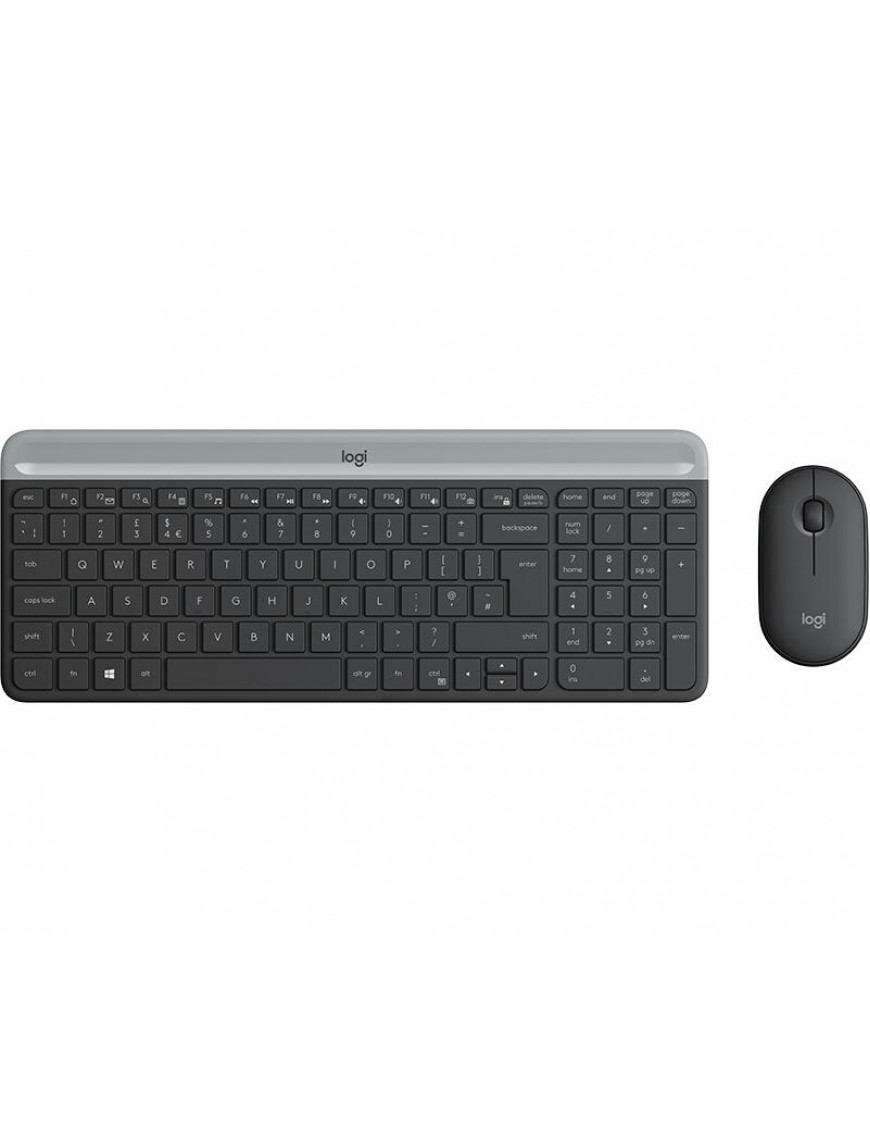 Logitech MK470 Kabellose Maus-Tastaturkombination Schwarz