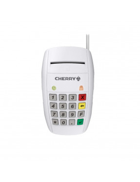 Cherry ST-2100 Contact Smart Card Terminal weiß USB Chipkart