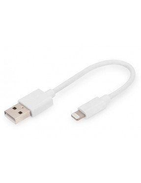 Digitus DIGITUS Daten und Ladekabel USB-A zu Lightning, 0.15