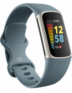 Fitbit Charge 5 Fitness-Tracker Blaugrau/Platin
