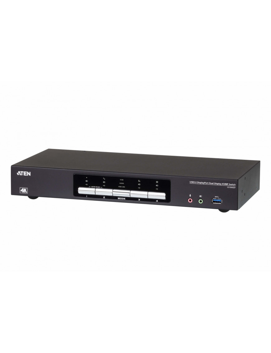 ATEN Aten CS1944DP 4-Port USB 4K Dual Display-Port Kabel KVM