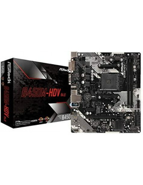 ASRock B450M-HDV R4.0 AM4 mATX Mainboard M.2/DVI/D-Sub/HDMI/