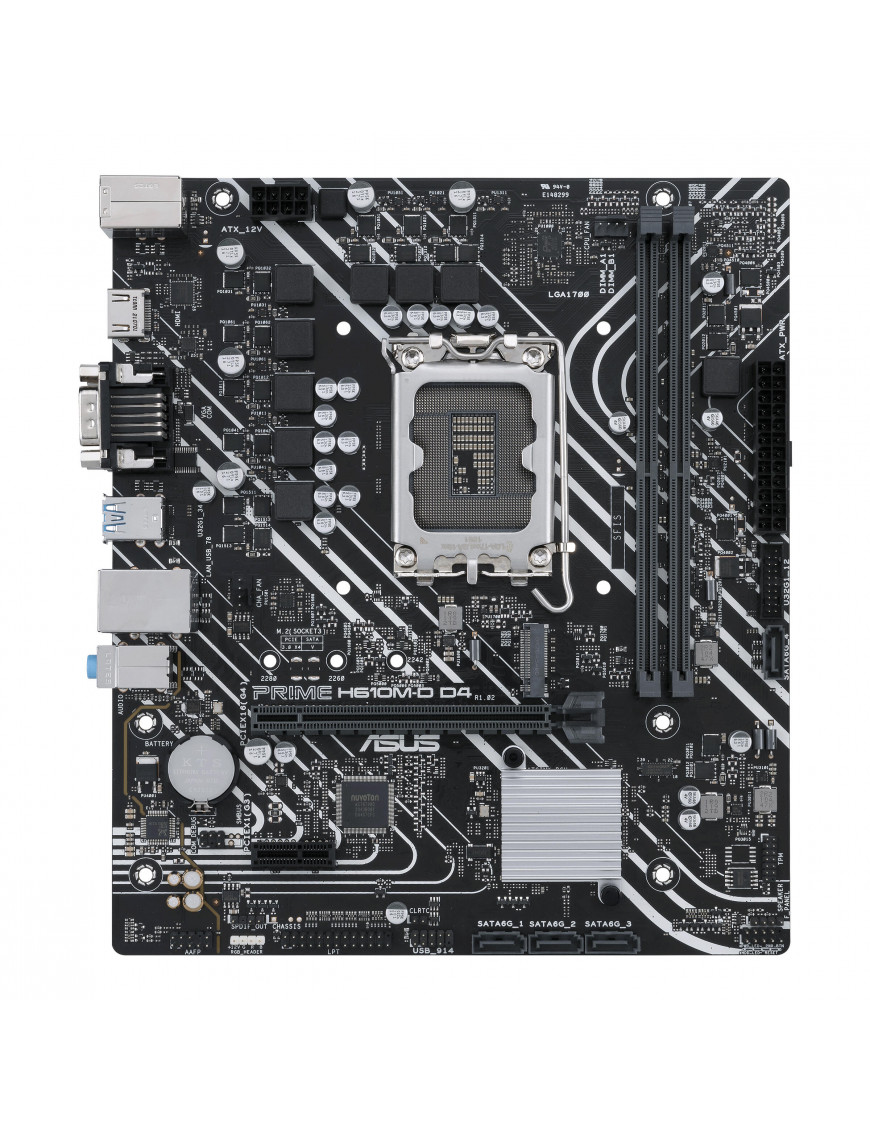 ASUS PRIME H610M-D D4 mATX Mainboard Sockel 1700 HDMI/VGA