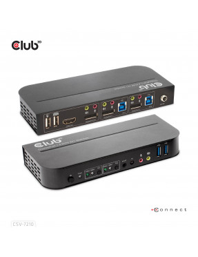 Club3D Club 3D DisplayPort/HDM KVM Switch auf Dual DisplayPo