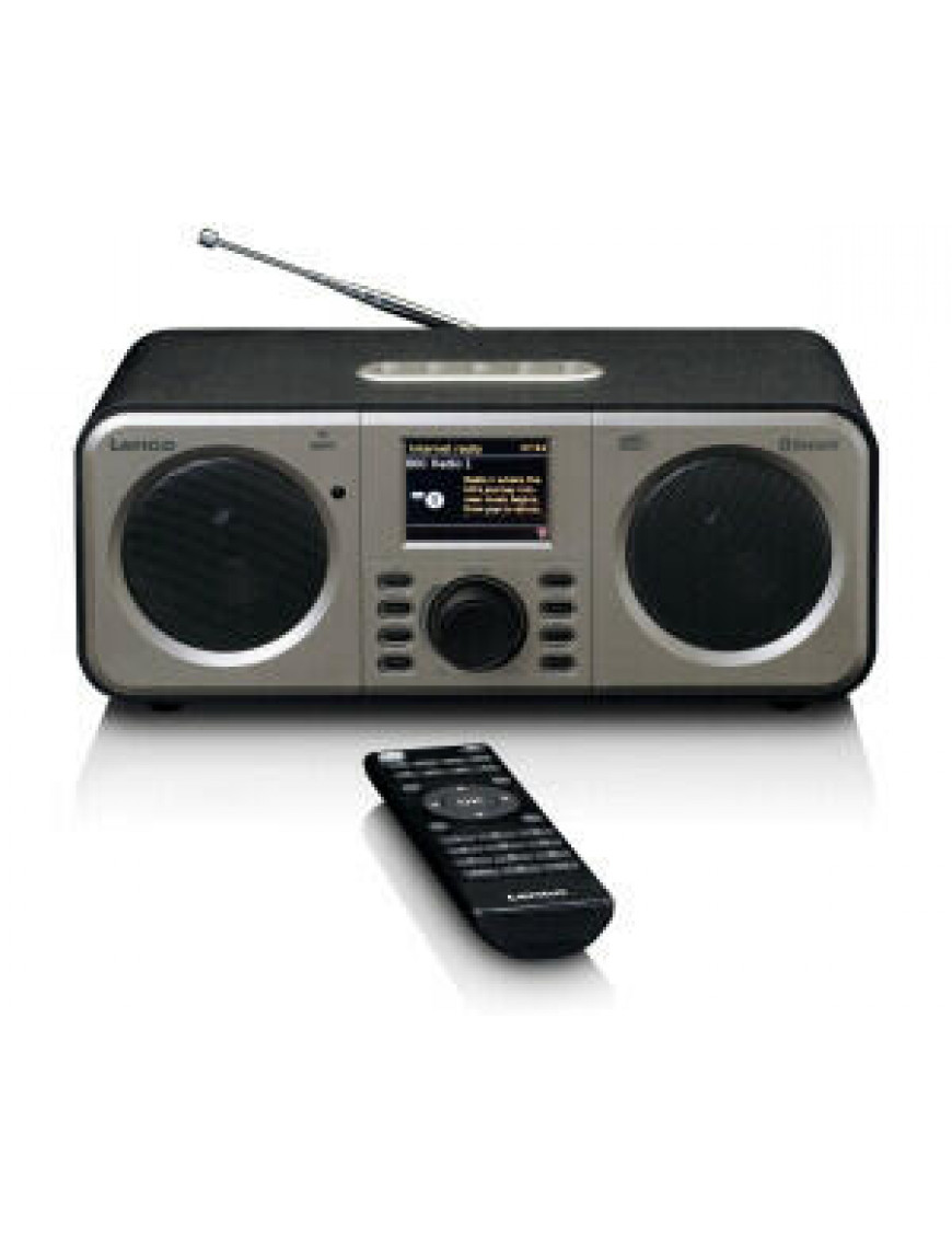 Lenco DIR-141WD Stereo Internetradio mit DAB+, FM Holz