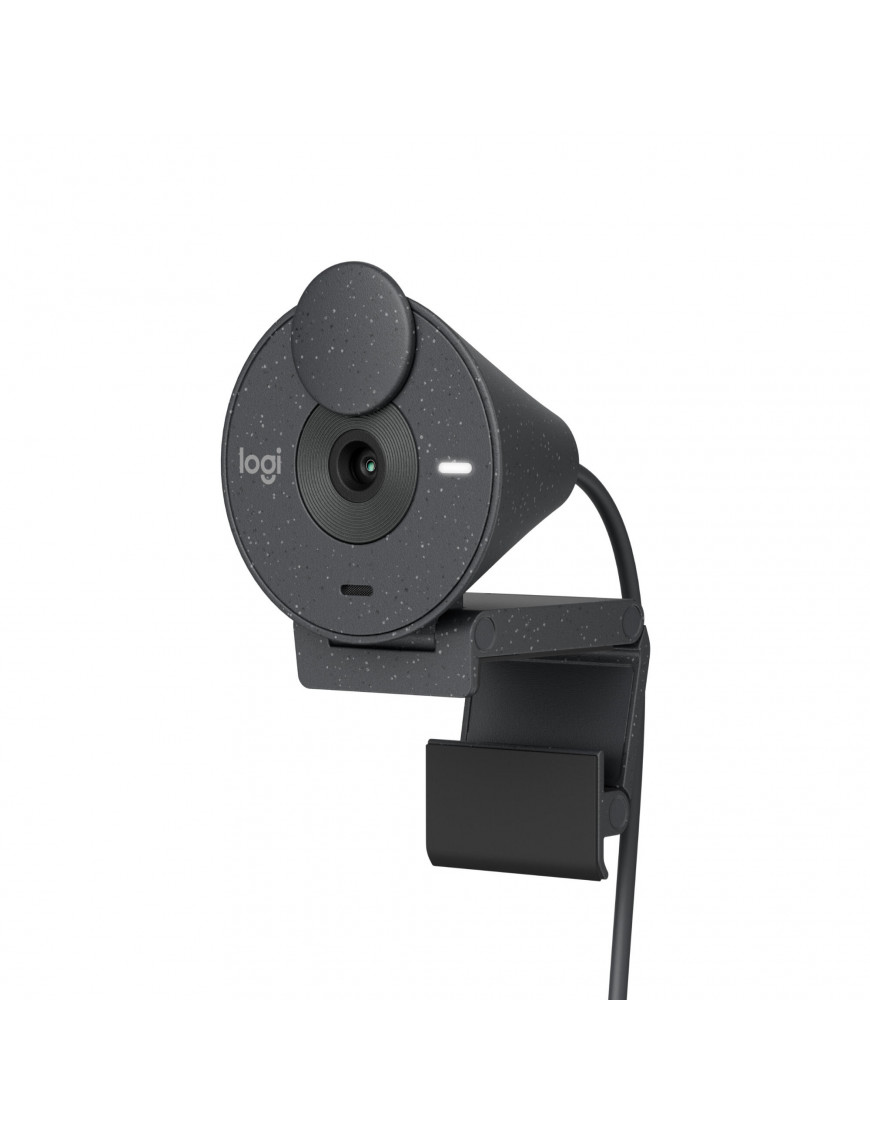 Logitech Brio 300 Full HD USB-C Webcam, Graphite