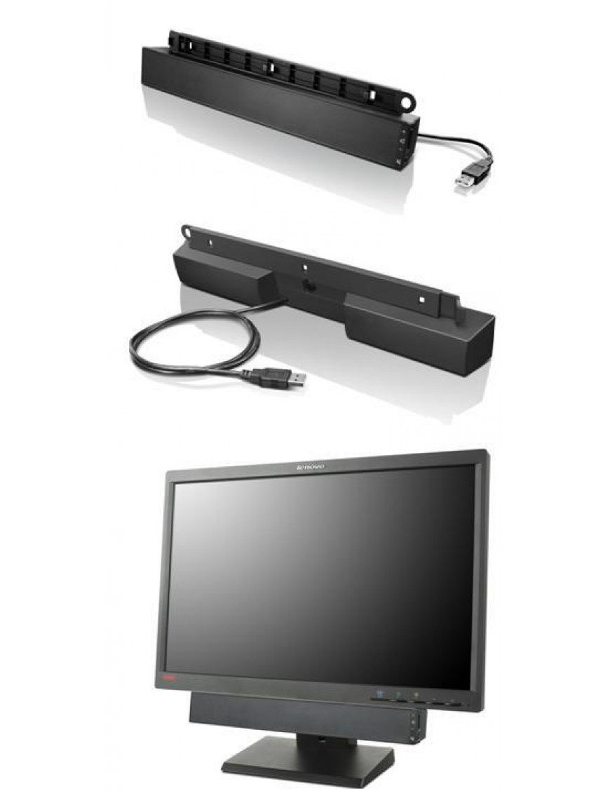 Lenovo USB Soundbar verkabelt, USB, 2.5 Watt (Gesamt) 0A3619