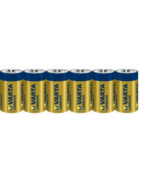 VARTA LongLife Batterie Baby C LR14 1,5V 6er Folienverpackun